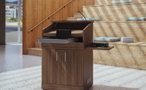 Union Electronic Floor Mobile Lectern