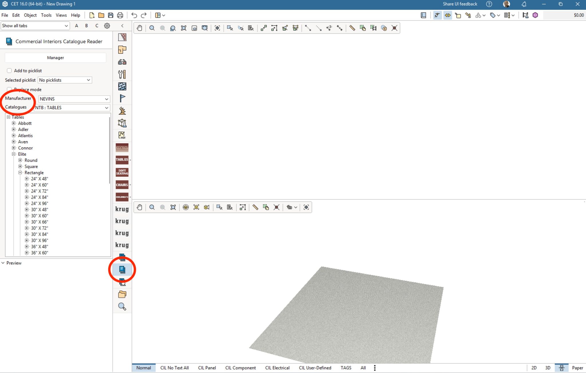 Nevin S Explore CET Configura Drawings for Nevins Office Furniture