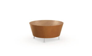 Tapered Drum Table w/Veneer Top